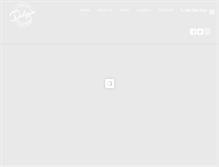Tablet Screenshot of deliziecafe.com